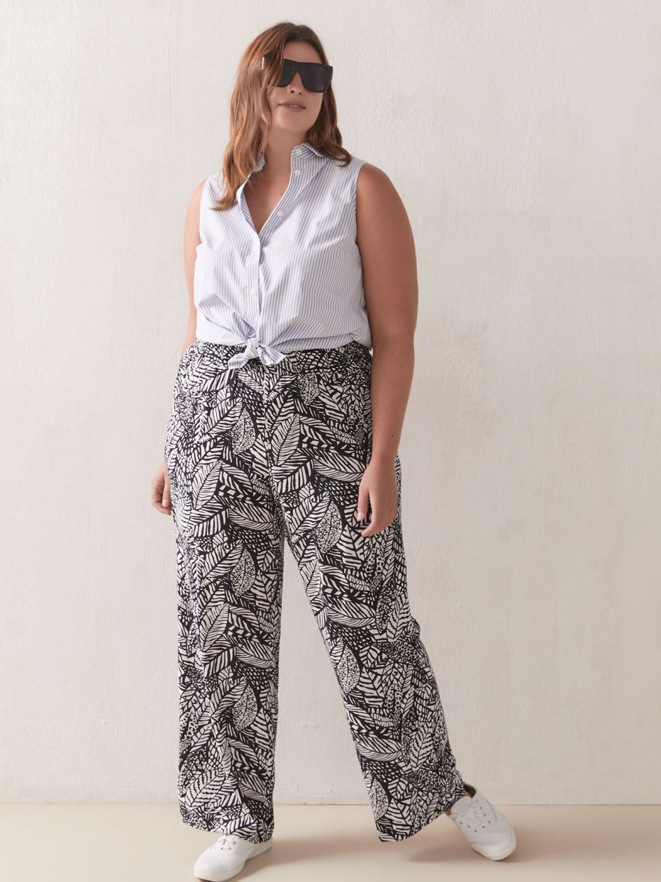 plus size palazzo pants canada