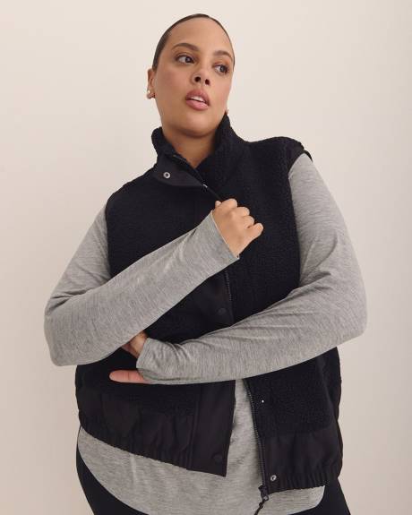 Sherpa Mock-Neck Vest - Active Zone