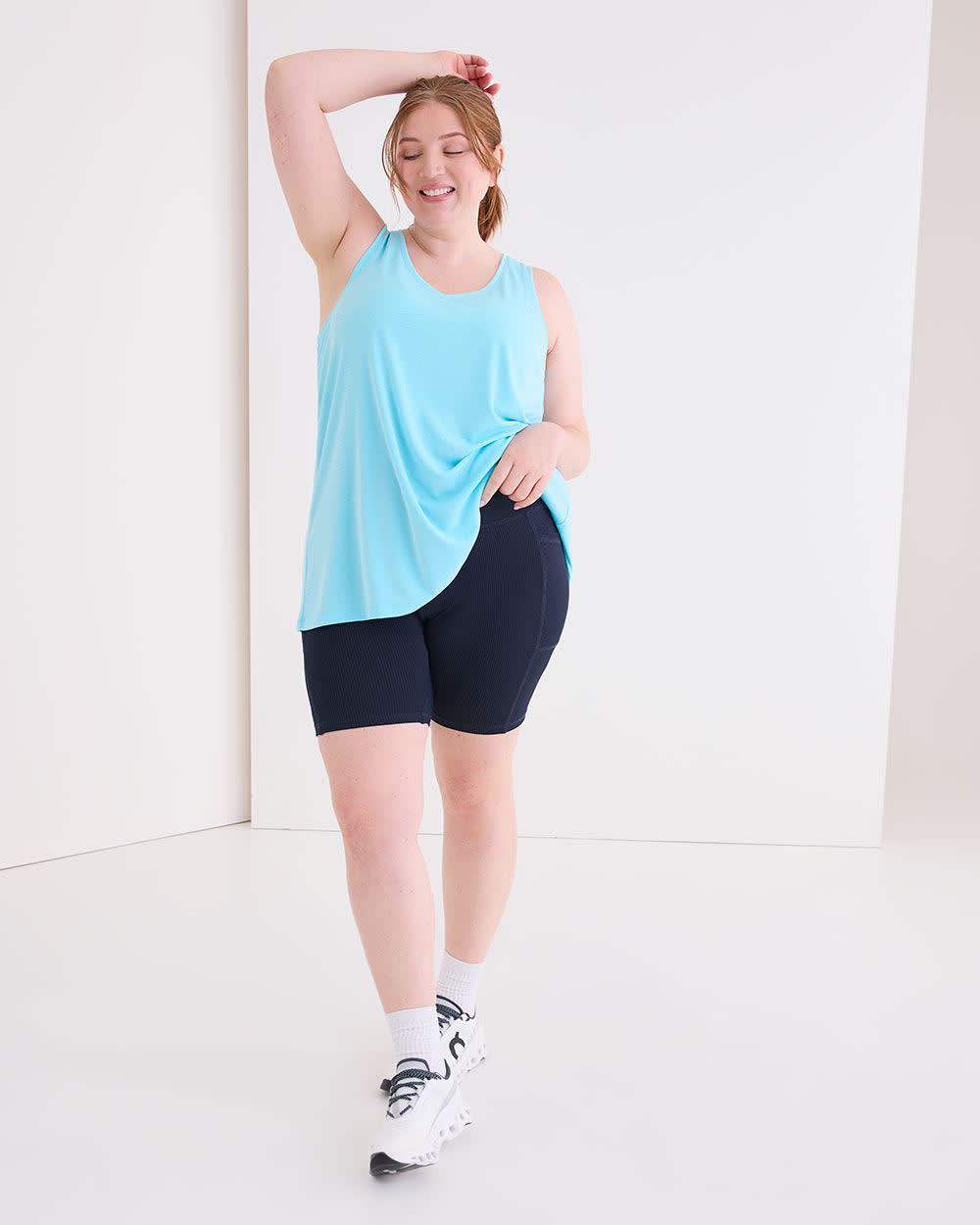 Black plus size biker shorts deals