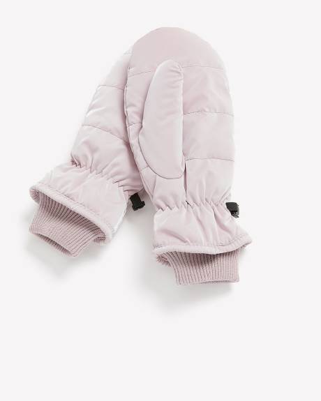 Glossy Puffy Mittens