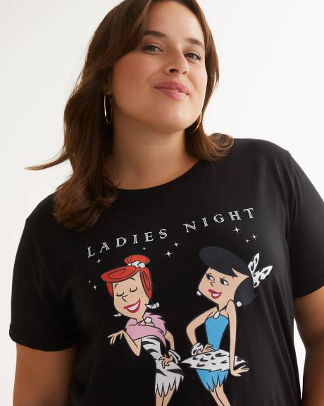 T-shirt avec imprimé des femmes de Pierrafeu - Essentiels PENN.