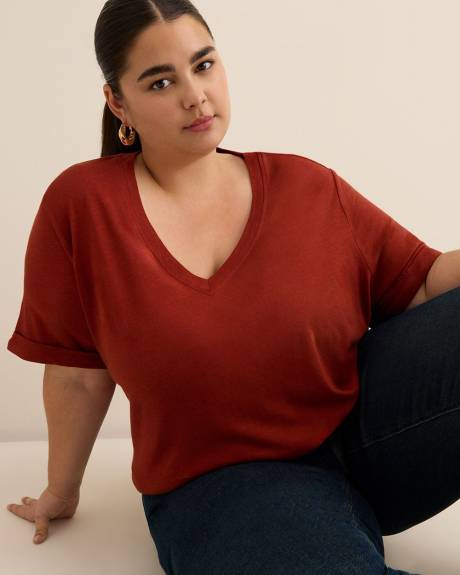 Responsible, Boyfriend-Fit Tee - PENN. Essentials Responsible, Boyfriend-Fit Tee - PENN. Essentials