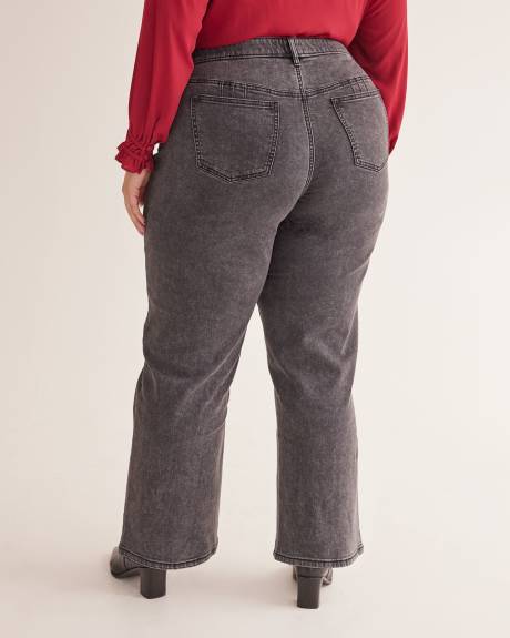 Responsible, Curvy-Fit High-Rise Wide-Leg Jeans, Grey Wash - d/C Jeans