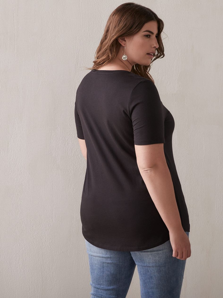 Modern Cotton Modal T-Shirt - Addition Elle