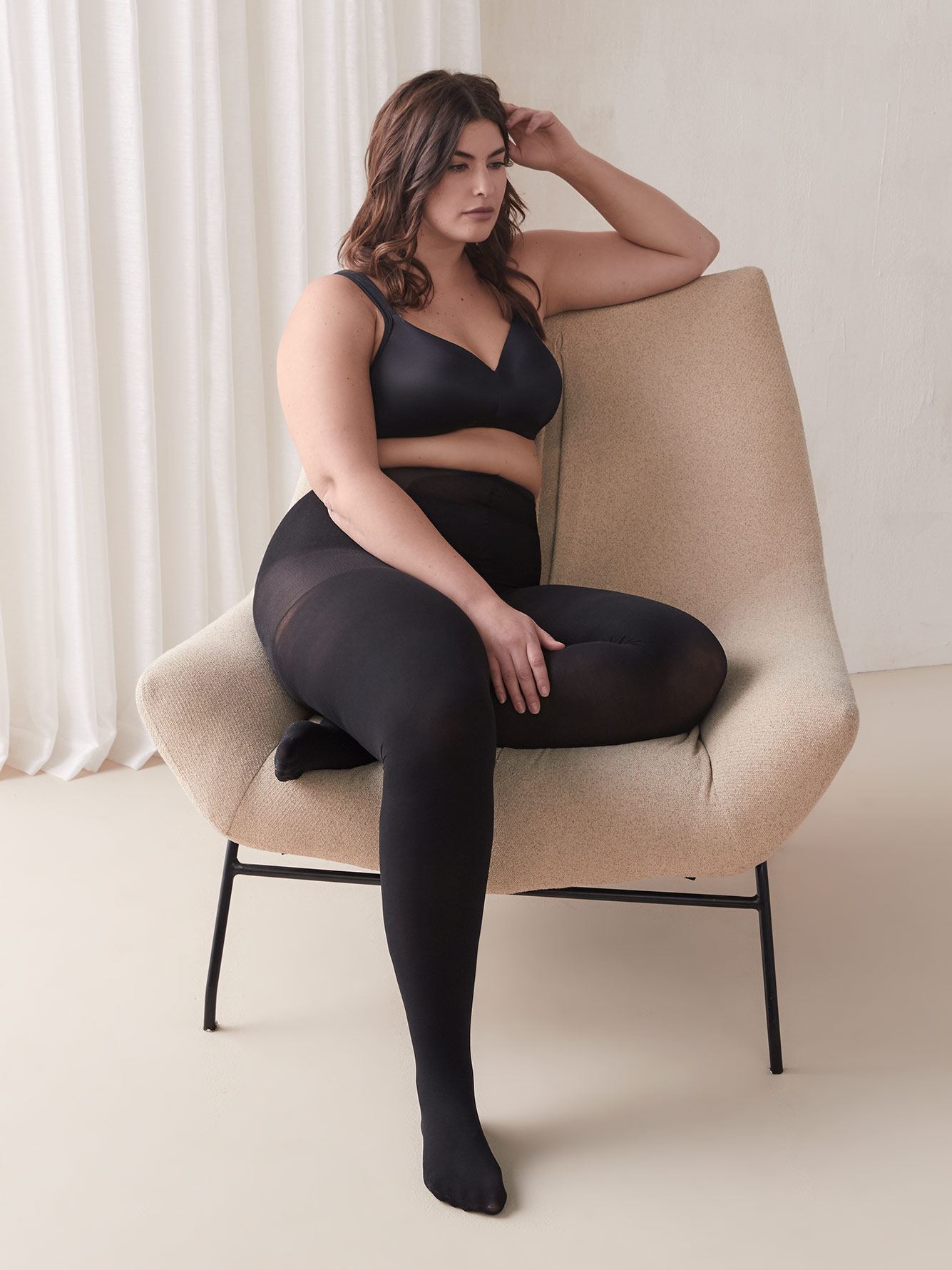 Plus size sales control top leggings