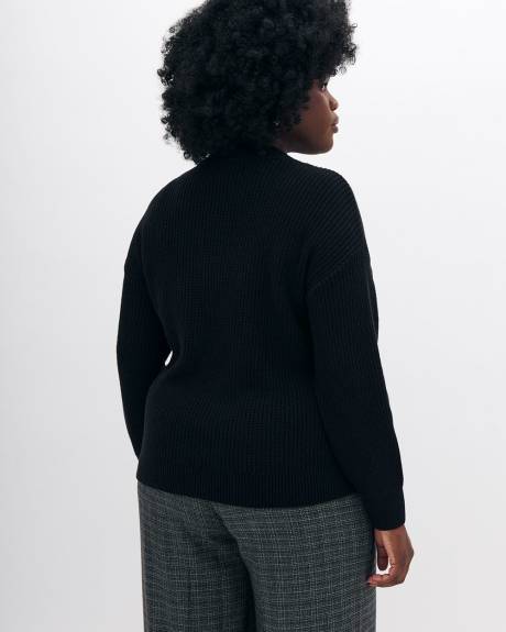 Cardigan zippé à mailles perlées - Addition Elle