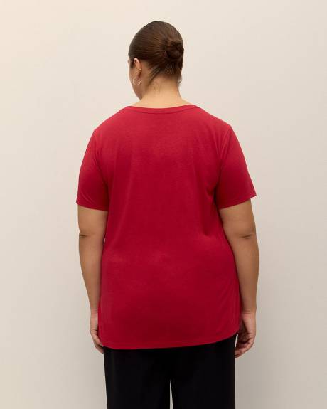 Boyfriend-Fit Short-Sleeve T-Shirt - PENN. Essentials