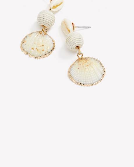 Seashell Drop Earrings