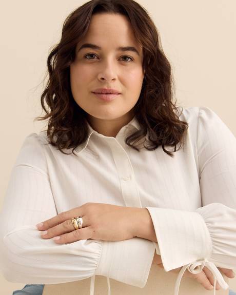 Blouse boutonn&eacute;e l&eacute;g&egrave;re - Addition Elle