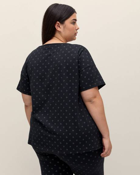 Mickey Mouse Short-Sleeve Pyjama Top - Disney