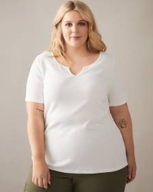 Split-Neck Girlfriend T-Shirt - In Every Story