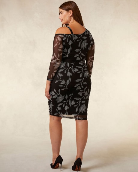 Long-Sleeve Off-the-Shoulder Dress - Addition Elle