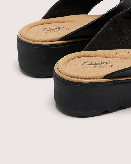 Sandale compensée à enfiler Jillian Gem, pied large - Clarks