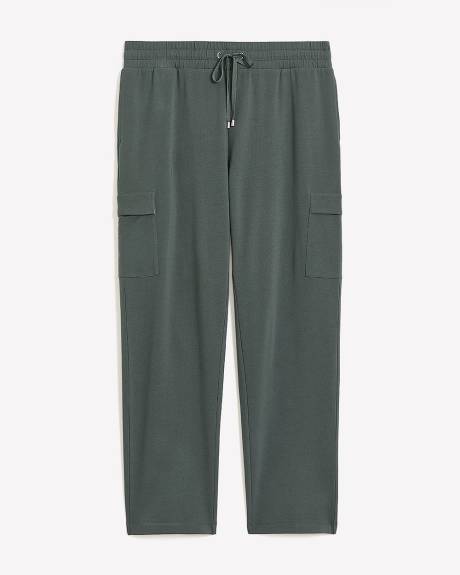 French Terry Straight-Leg Cargo Pant - Active Zone