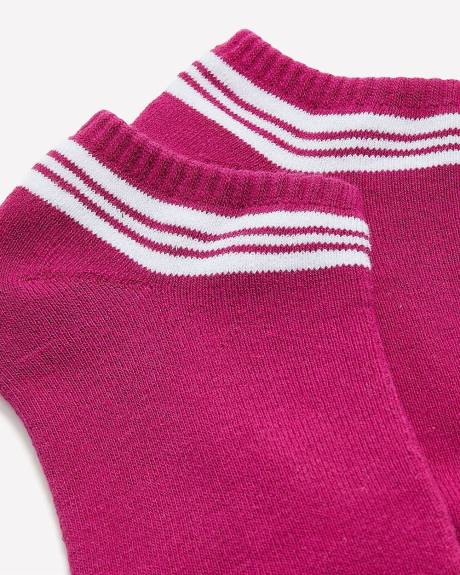 Ankle Socks with Striped Border - Active Zone