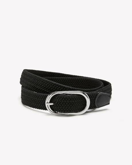 Ceinture extensible avec boucle ovale