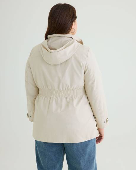 Water-Repellent Hooded Jacket