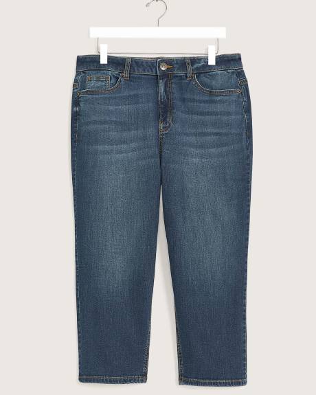 Responsible, Curvy-Fit Denim Capri, Medium or Light Wash - d/C JEANS