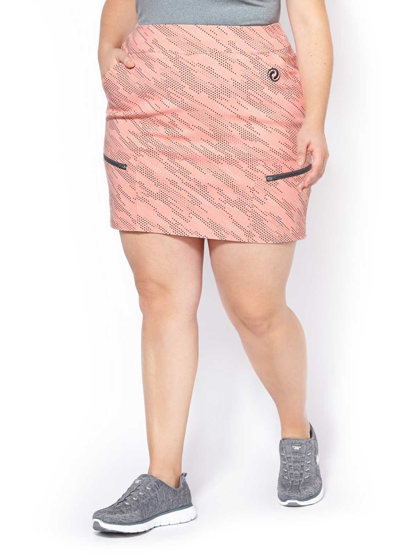 Sports Printed PlusSize Golf Skort Penningtons