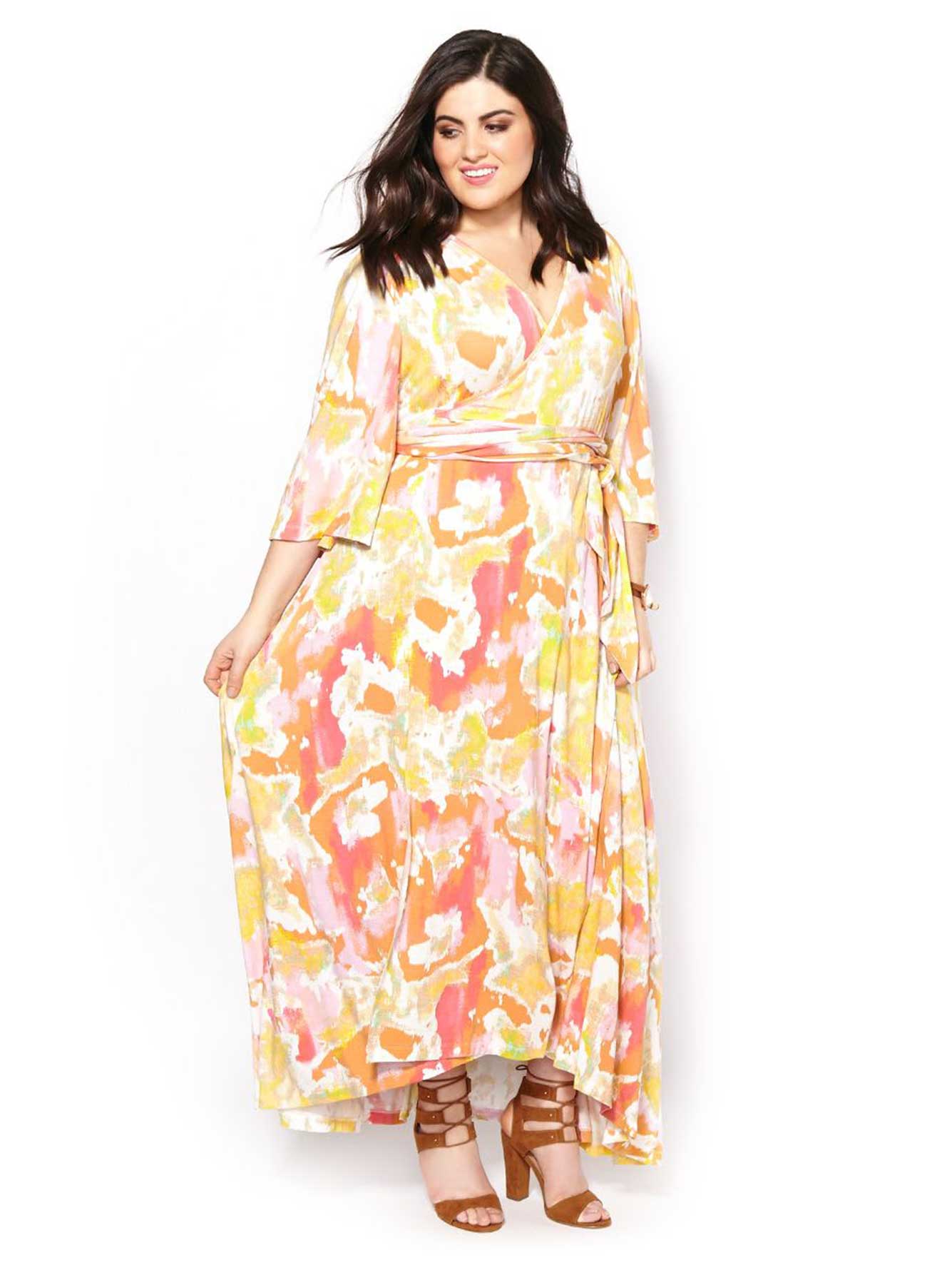 melissa mccarthy wrap dress
