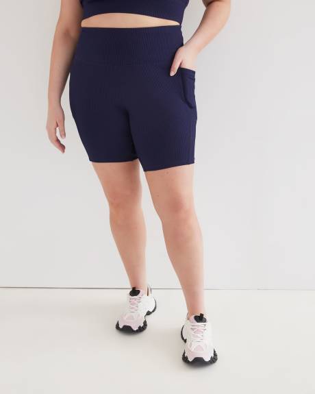 Ribbed Bike Short - Active Zone