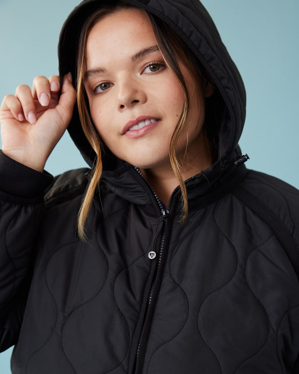 Long Quilted Hooded Jacket Active Zone Penningtons
