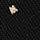 Black Rolled Edge Crew Sock with Dotted Print