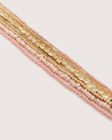 Multi-Layer Mix Chain Necklace