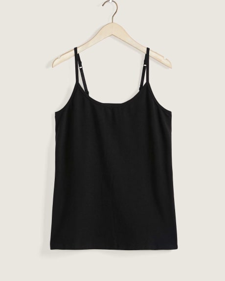 Solid Fitted Cami With Adjustable Straps - PENN. Essentials