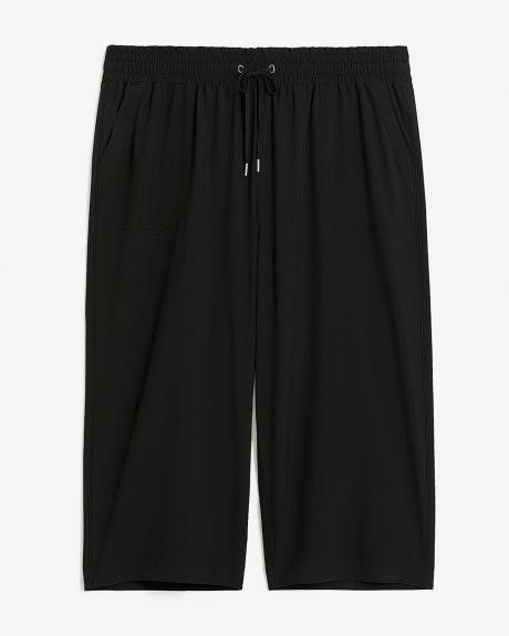 Pantalon court extensible à jambe large, tissu responsable - Active Zone