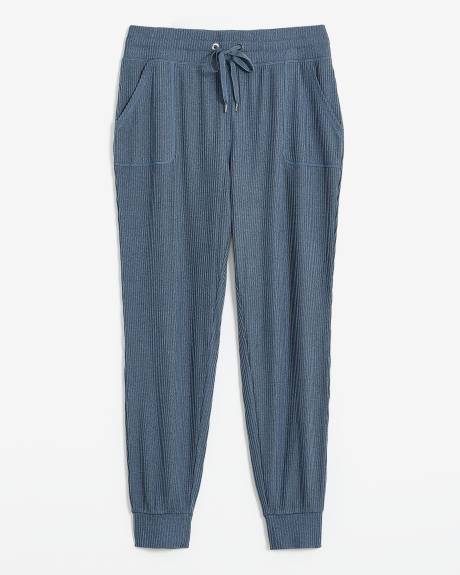 Ribbed Knit Jogger Pant - Active Zone
