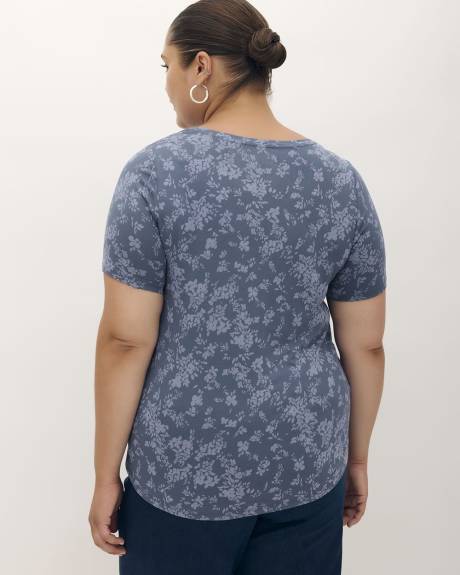Responsible, Printed Modern-Fit Tee - Addition Elle - PENN. Essentials