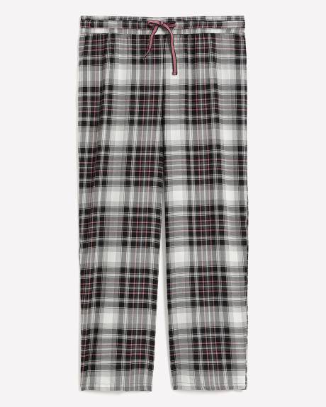 Plaid Straight-Leg Pyjama Pant - ti Voglio