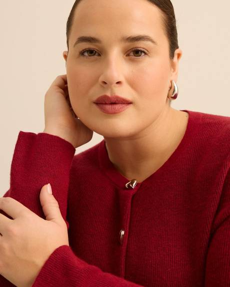 Responsible, Long-Sleeve Peplum Sweater