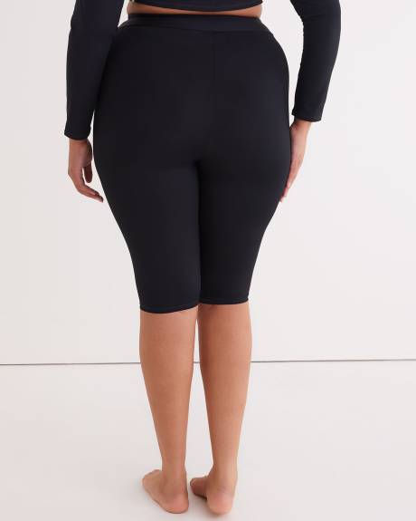 Knee-Length Solid Swim Shorts - Active Zone