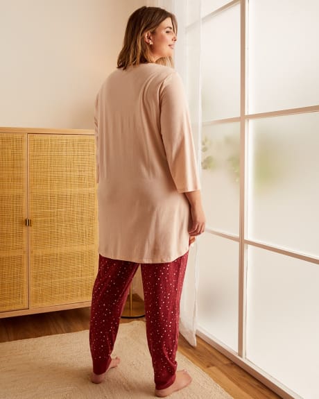 Tunique en tricot avec legging, ens. pyjama - tiVOGLIO