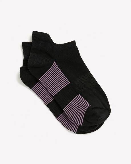 Ankle Sport Socks with Stripes - Active Zone