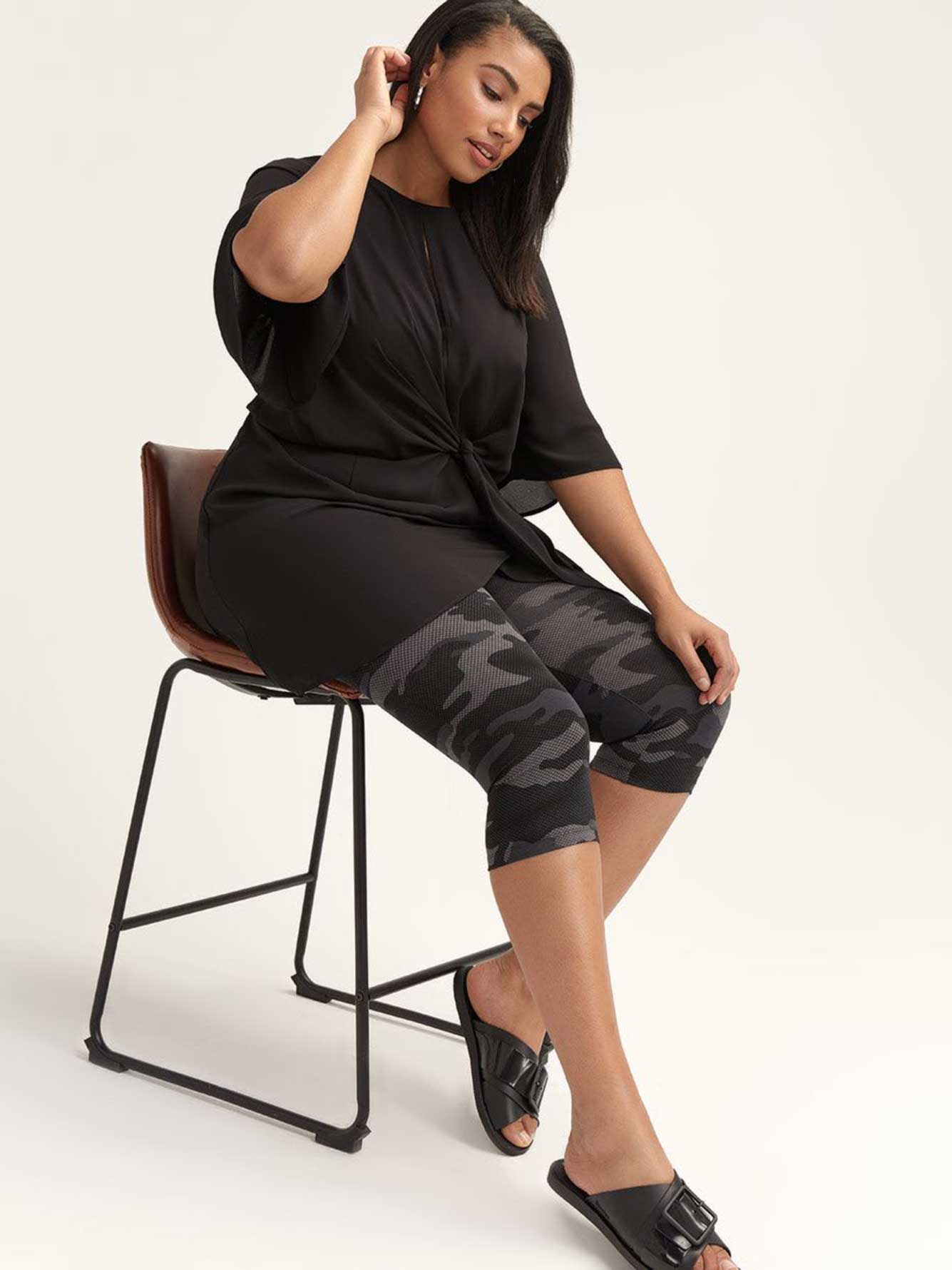 Camo Print Capri Leggings Penningtons