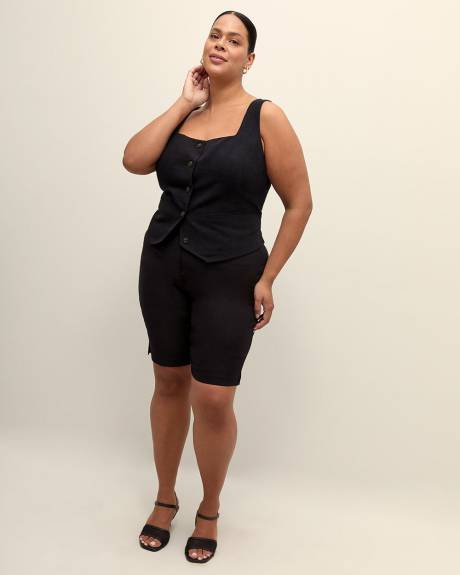 Responsible, Black Savvy-Fit Bermuda Shorts