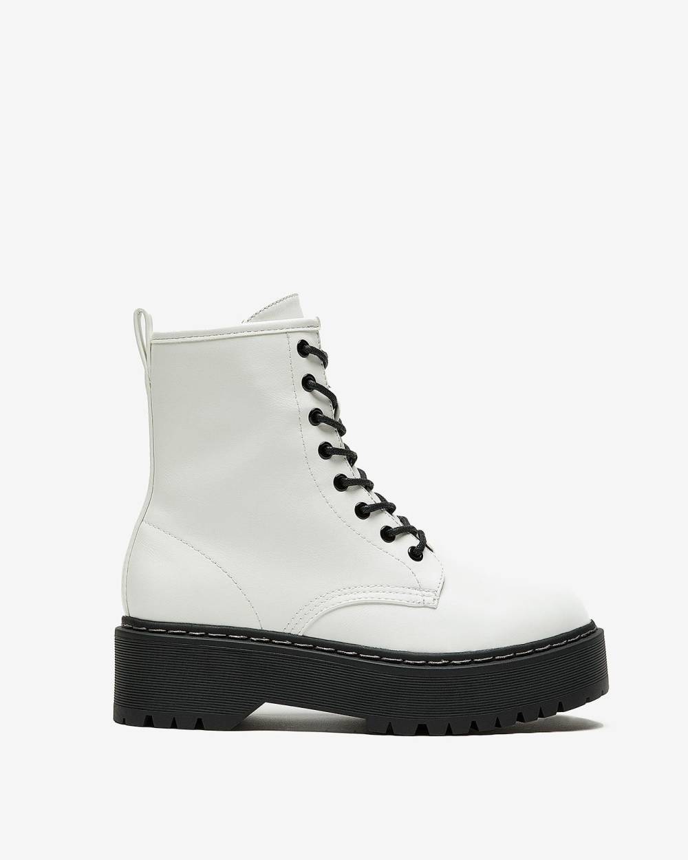 White combat boots steve madden discount