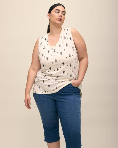 Haut sans manches en tricot avec col en U - Essentiels PENN.