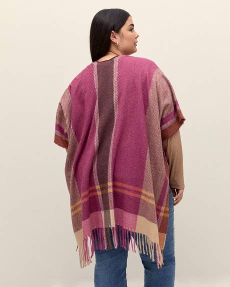 Colourful Plaid Light Cape