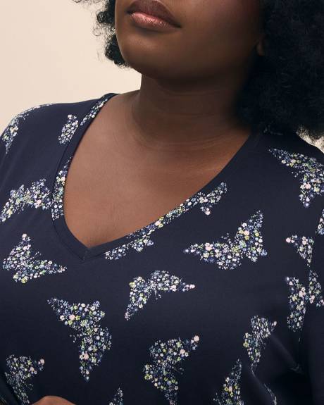 Long Printed Sleepshirt - ti Voglio