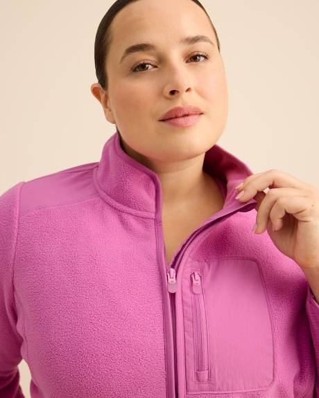 Polar Fleece Mock-Neck Jacket - Active Zone