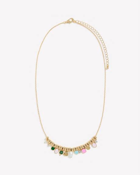 Short Multi Charm Necklace - Addition Elle