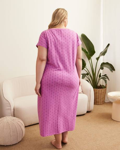Chemise de nuit longue à motif - ti Voglio
