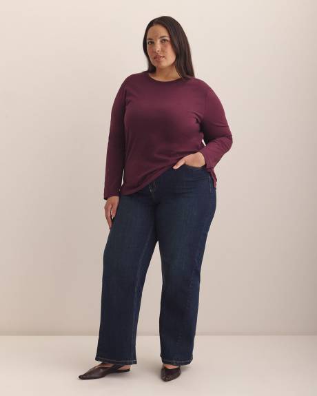 Long-Sleeve Crewneck Tee - Addition Elle - PENN. Essentials