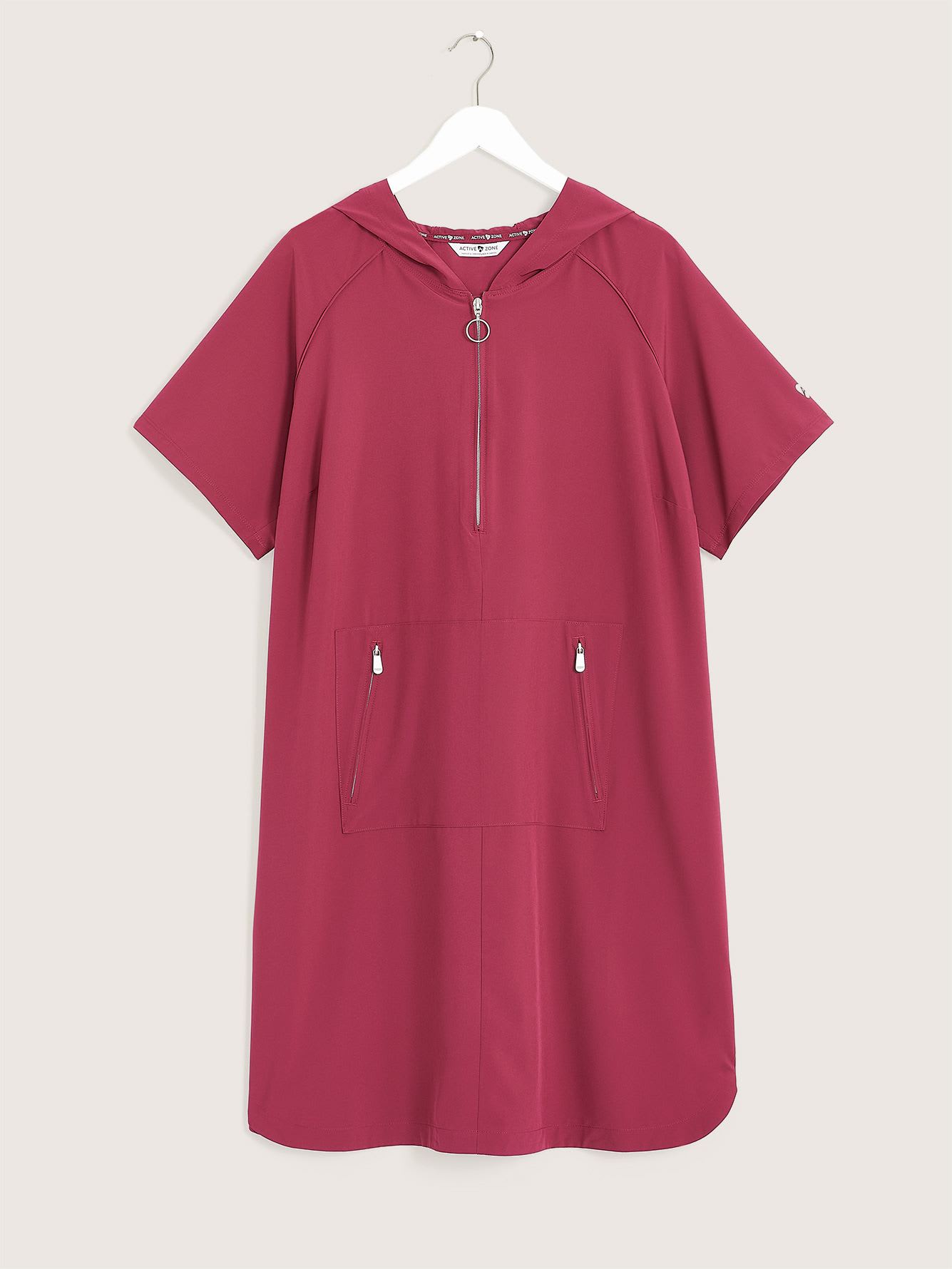 Responsible, 4-Way Stretch Hooded Dress - ActiveZone