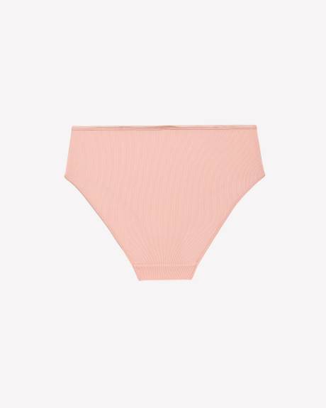 Culotte échancrée côtelée colorée deux tons - ti Voglio