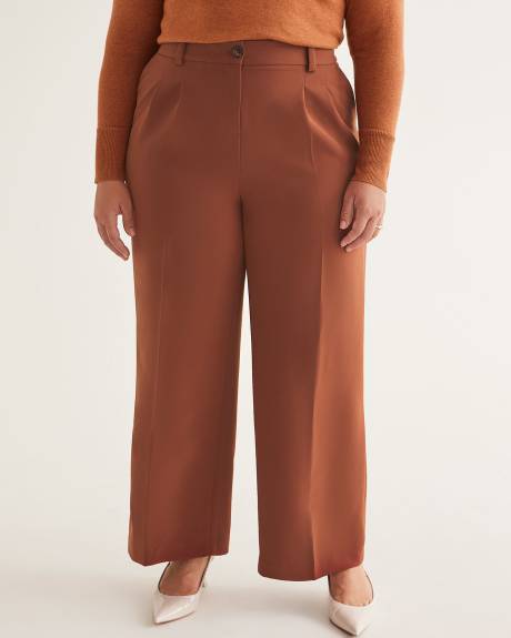 Pantalon urbain à jambe évasée